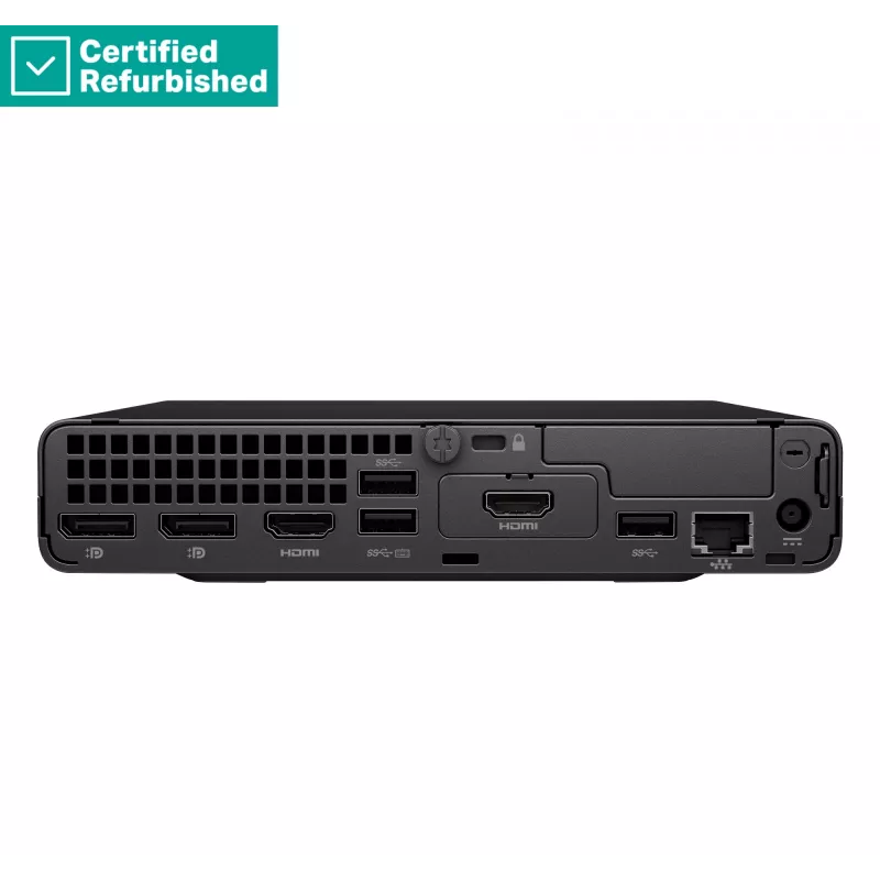 RENEW SILVER HP Pro 400 G9 Mini - i5-13500T, 8 GB, 256 GB SSD, ratón USB, Win 11 Pro, 1 año