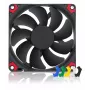 Noctua NF-A9x14 HS-PWM chromax.black.swap ventilador de caja de perfil bajo de 92 mm, 92x92x14 mm, PWM, 600–2500 RPM, 57,5 m³/h, 23,6 dB, cojinete SSO, negro