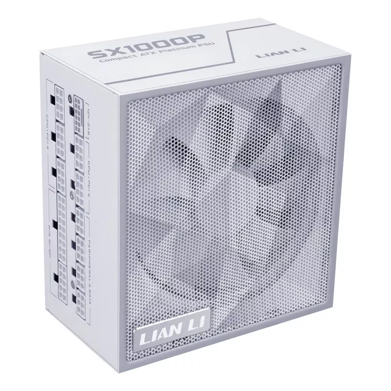 Fuente de alimentación Lian Li SX Series 80 PLUS Platinum totalmente modular PCIe 5.1 ATX 3.1 1000 W