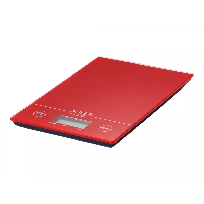 Báscula de cocina electrónica Adler AD 3138 roja