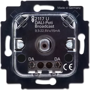 BUSCH JAEGER Series de interruptores - Regulador - Empotrado - Mando giratorio - Negro - IP20 - 0 - 35 °C