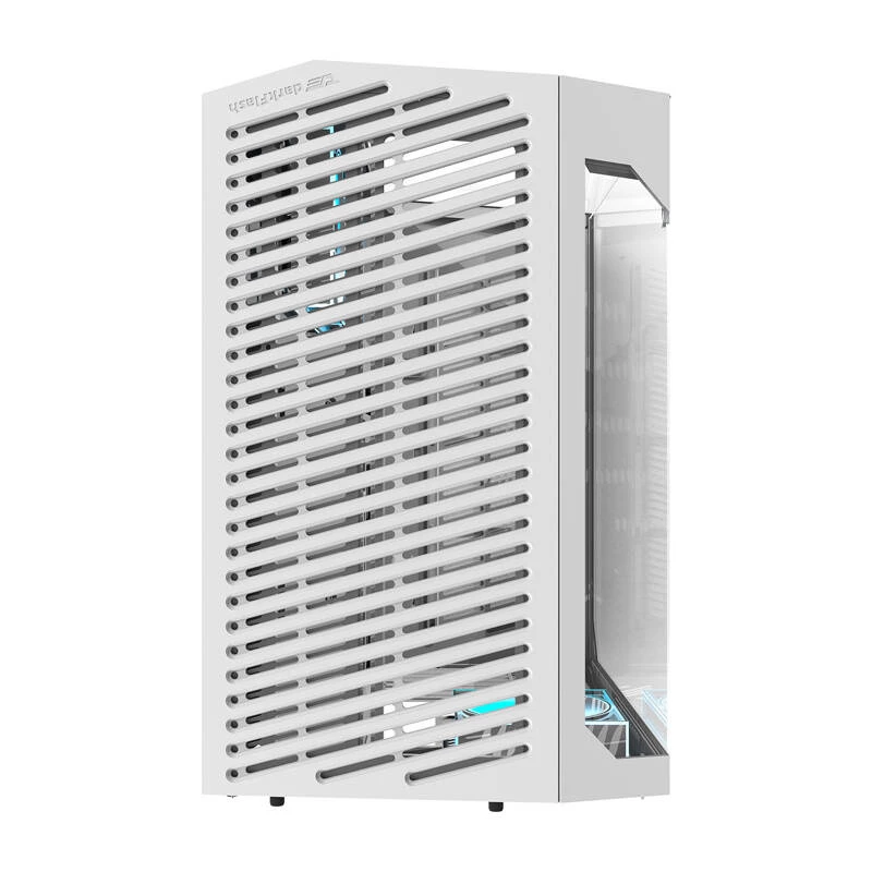 Caja para PC Darkflash DY470 (blanca) + 4 ventiladores