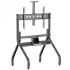 Soporte de suelo para TV ONKRON TS2080-B para televisores de 60–120 pulgadas, móvil, negro