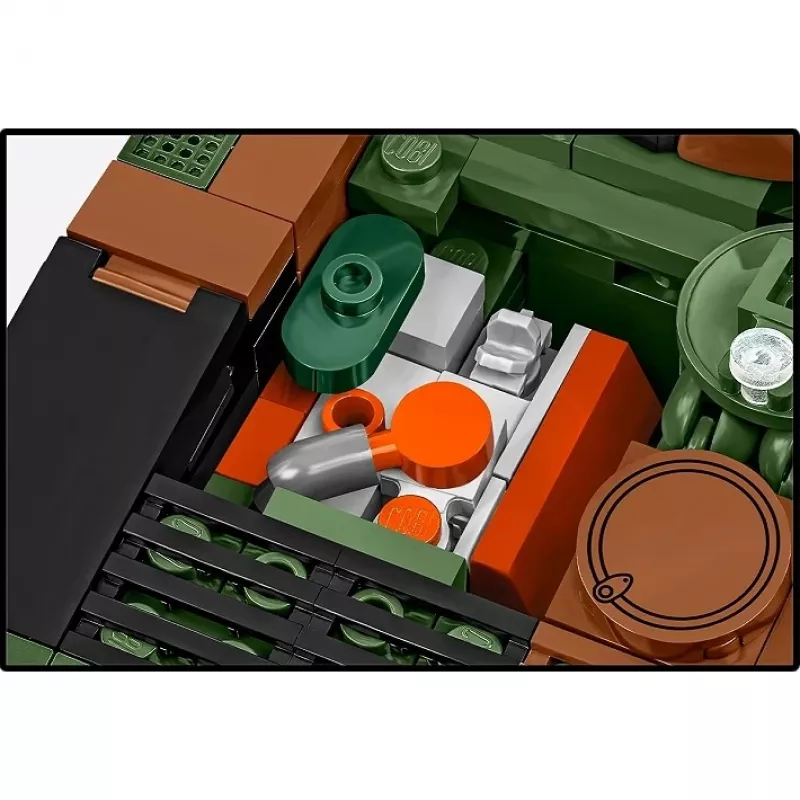 Set de bloques Cobi Armed Forces BWP-1 2630 — set modelo del vehículo de combate de infantería anfibio polaco-ucraniano