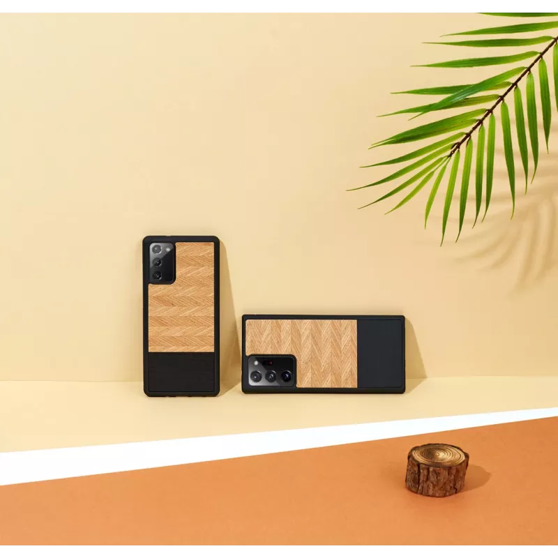 Funda protectora Man and Wood para Samsung Galaxy Note 20 Ultra – Espiga Nero Negro