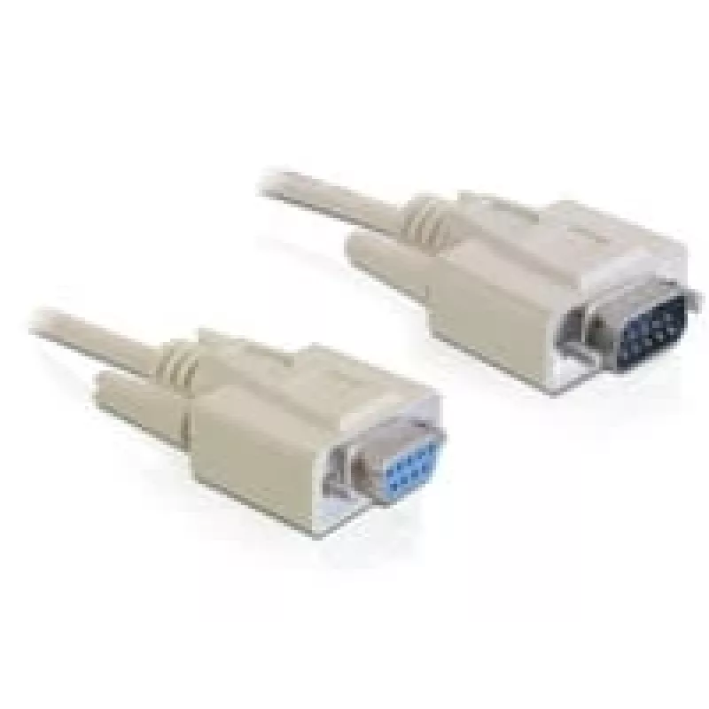 Cable serie DeLOCK RS-232 1m beige DB-9 82984