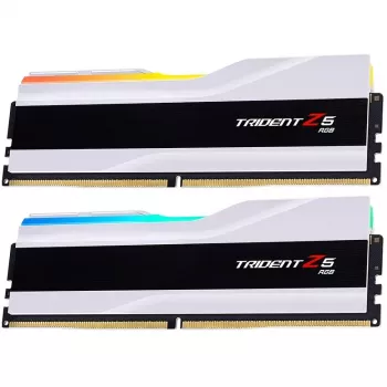 DIMM 48 GB DDR5-7200 (2x 24 GB) Dual-Kit, memoria blanca, F5-7200J3646F24GX2-TZ5RW, Trident Z5 RGB, INTEL XMP