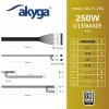 Fuente de alimentación TFX Akyga AK-T1-250 250 W, 80 PLUS Gold, PFC activo, ventilador de 80 mm, gris