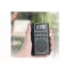 Radio portátil Muse M-03 R con sintonización FM-PLL, pantalla LCD, antena externa, negra