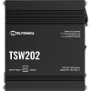 Teltonika TSW202 Managed L2 Gigabit Ethernet (10/100/1000) Power over Ethernet (PoE) aluminio, azul