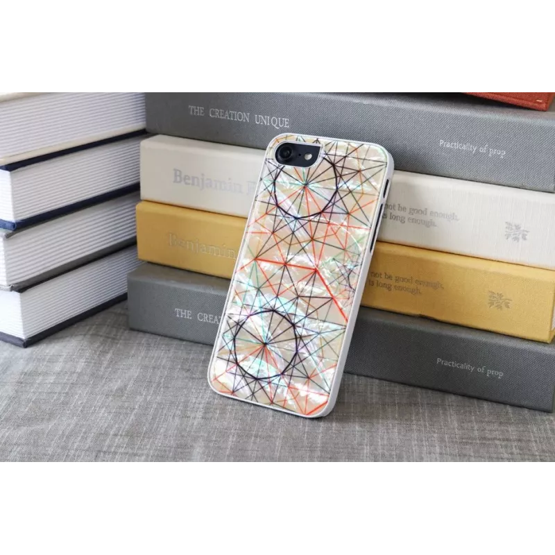 Funda protectora iKins para Apple iPhone 8/7 — artist blanco