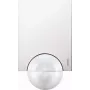 Merten 565426 detector de movimiento PIR 220°, montaje en superficie en pared/techo, IP55, blanco polar
