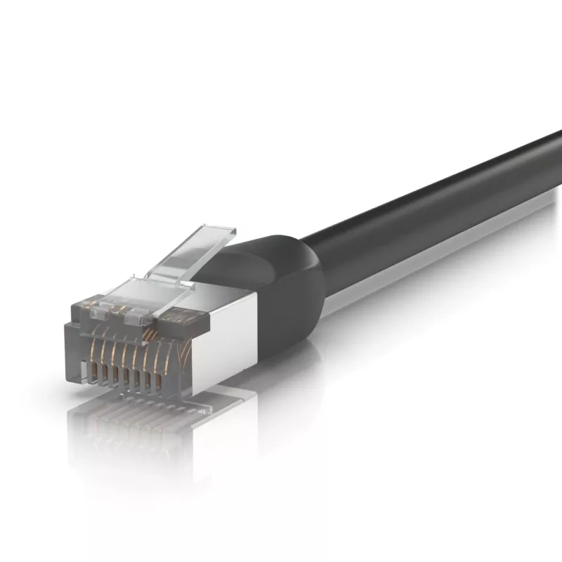 Cable de red Ubiquiti UACC-CABLE-PATCH-OUTDOOR-2M-BK RJ-45 Cat5e 2m negro