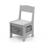 Conjunto de muebles infantiles Milly Mally Sven gris 5489 — set compacto en gris