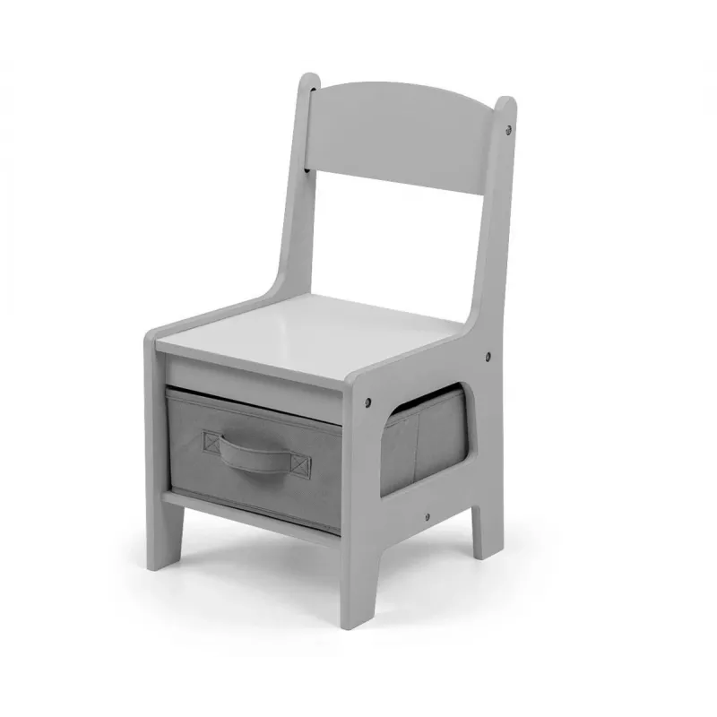 Conjunto de muebles infantiles Milly Mally Sven gris 5489 — set compacto en gris