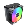 Montech NX400 Black ARGB disipador de aire para CPU, multi socket, 120 mm, negro