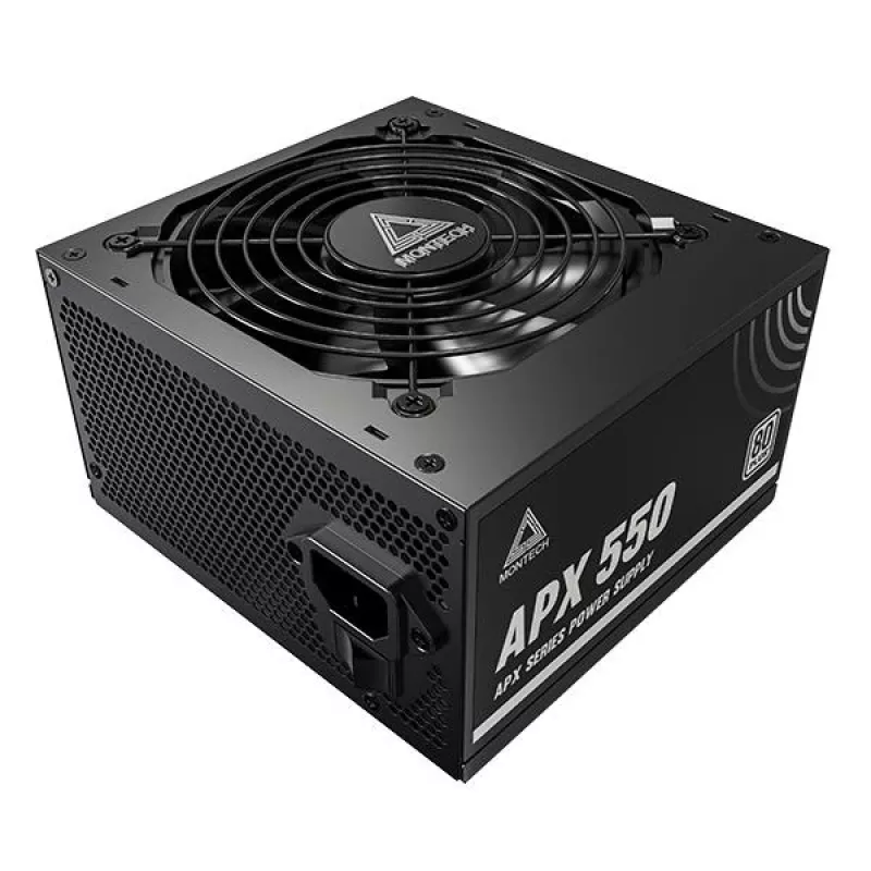 Montech APX550 fuente de alimentación 550 W 20+4 pin ATX ATX negro