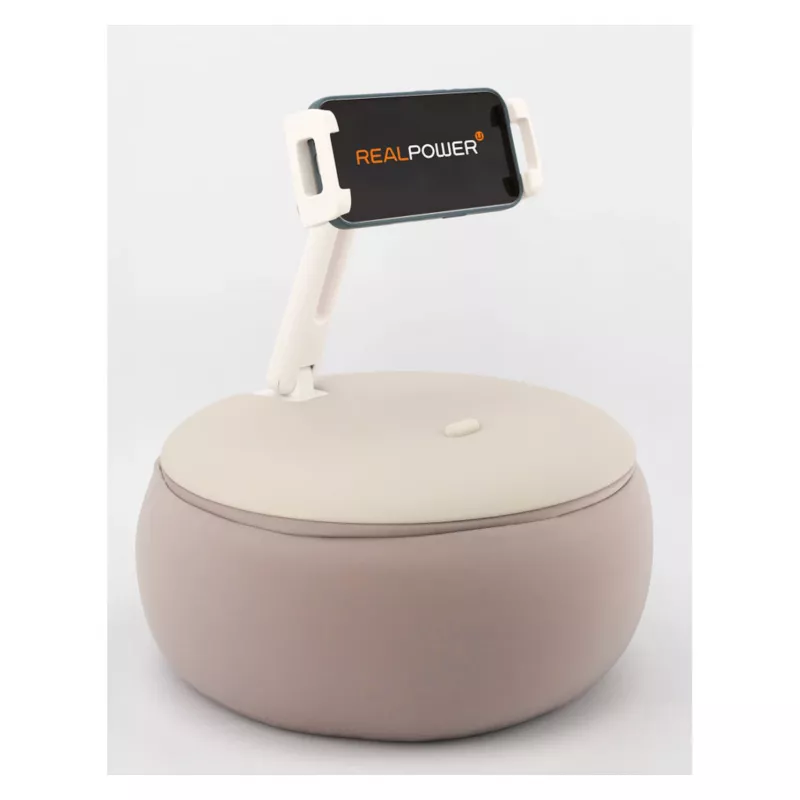 RealPower PillowStand-1 soporte pasivo para móvil/smartphone, tablet/UMPC beige