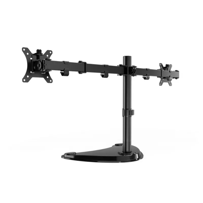 Gembird MS-D2ST-02 Soporte de sobremesa para monitor (girar, inclinar, pivotar), 13”-32”, negro
