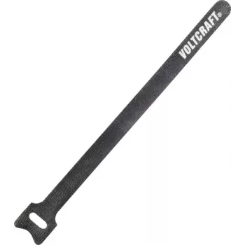 VOLTCRAFT Brida de cable de velcro 420 mm (L x An) 420 mm x 12 mm Gris oscuro 5 uds. (VC-10547730)