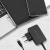 Qoltec 52386 Cargador GaN POWER PRO | 1xUSB-C | 65W | 5-20V | 3-3,25A | negro