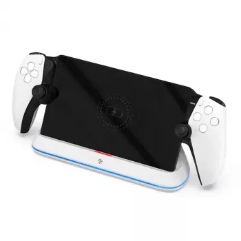 Sistema de carga Subsonic SA5708 para Playstation Portal con cable negro blanco