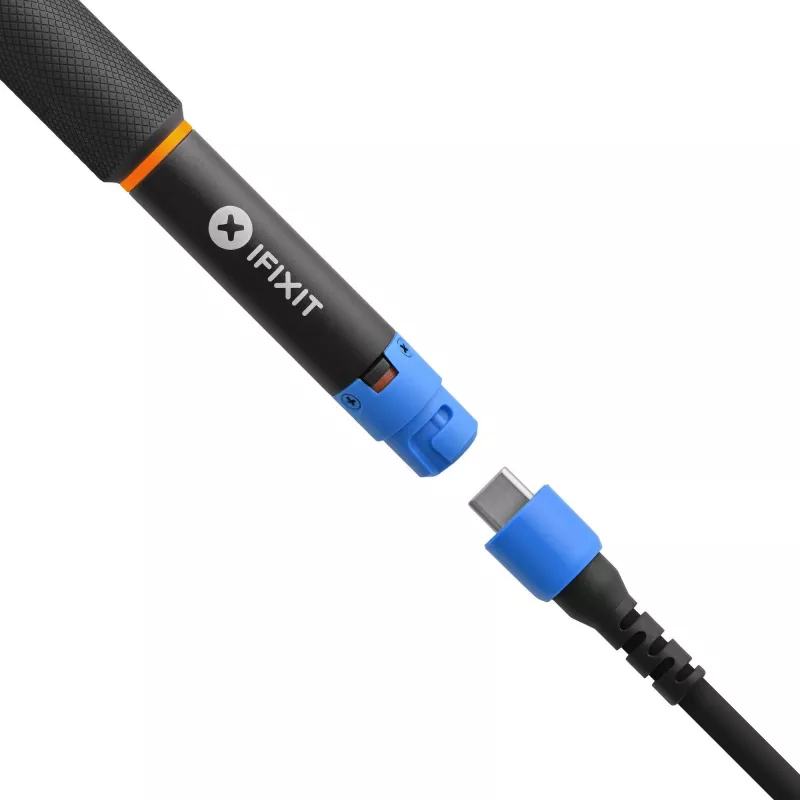 Soldador inteligente Fixhub Power Series (negro/azul, 100 vatios, USB-C)