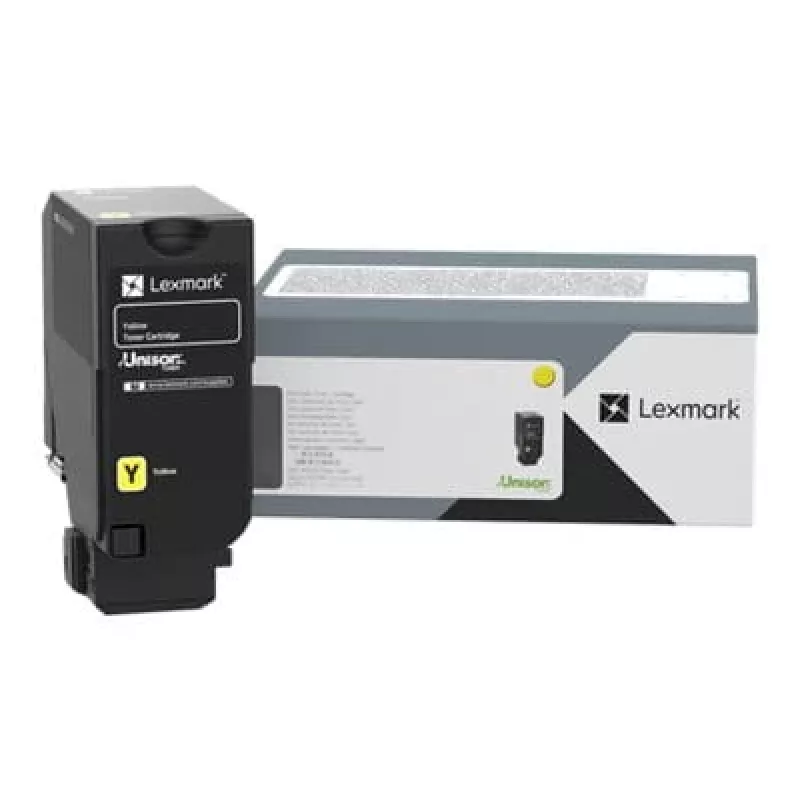 Lexmark 81C0X40 cartucho de tóner para CX735adse, amarillo, Return Program