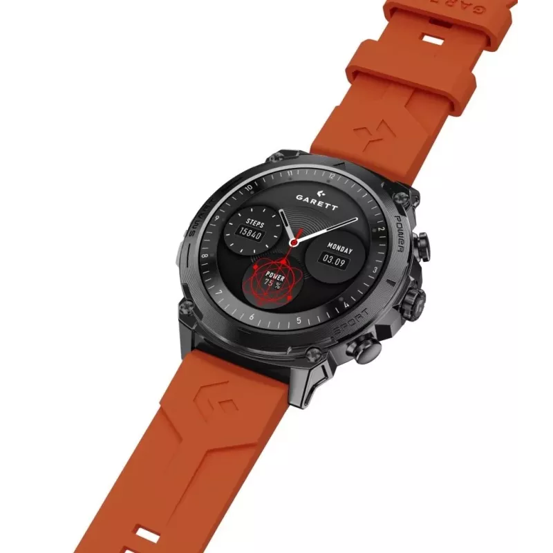 Smartwatch Garett Atom Negro Steel