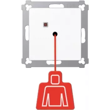 JUNG NRS AS 0834 ZT WW - Interruptor de cadena de tracción - Cableado - blanco - termoplástico