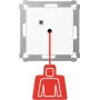 JUNG NRS AS 0834 ZT WW - Interruptor de cadena de tracción - Cableado - blanco - termoplástico