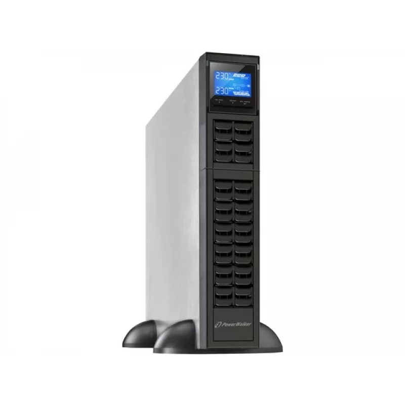 PowerWalker VFI 1000CRM LCD SAI sistema de alimentación ininterrumpida (SAI) doble conversión (online) 1 kVA 800 W 3 salidas AC