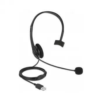 Auriculares DeLOCK USB mono con control de volumen