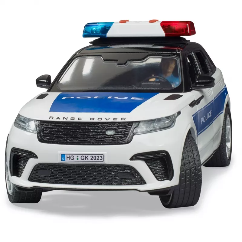 Vehículo Range Rover Velar Policía con figura