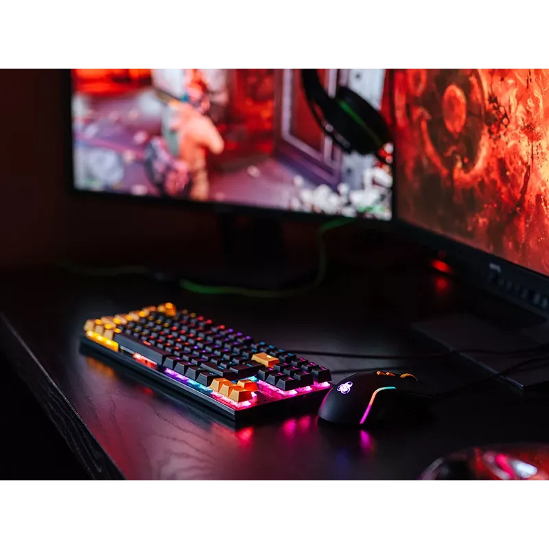 Tracer HORNET 87 Teclado y ratón incluidos gaming USB QWERTY inglés negro, amarillo