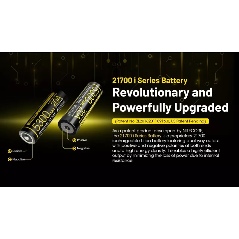 BATERÍA RECARG. LI-ION 3.6V/NL2153HPI(5300MAH) NITECORE