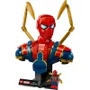 Busto de coleccionista LEGO Marvel Iron Spider-Man 76326, 379 piezas, modelo de exposición 18+, 170×200×110 mm