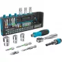 Hazet Juego de puntas 2300SH-1 — juego de 39 piezas con puntas planas, Phillips, Pozidriv, hexagonales y Torx