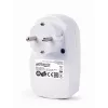 Cargador USB con toma de corriente pasante/EG-ACU2-02 Gembird