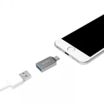 LogiLink AU0042 adaptador USB-C a USB 3.2 Gen 1 conector macho A diseño compacto