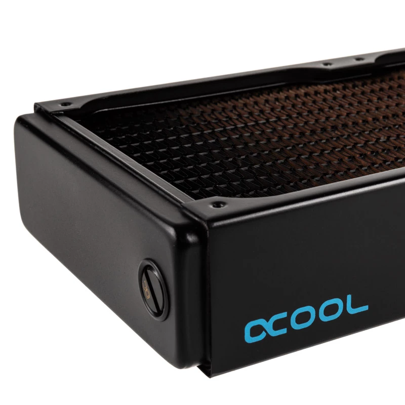 Alphacool NexXxoS V.2 XT45 Full Copper Radiador - 480mm, negro