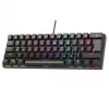 Teclado mecánico RAMPAGE PLOWER K60 con switches Blue y retroiluminación RGB