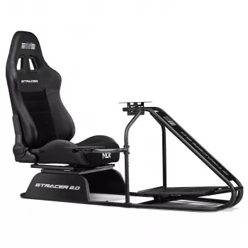 Cockpit simulador de carreras Next Level Racing GTRacer 2.0 negro estructura de asiento ajustable