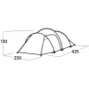 Carpa túnel Easy Camp Hemsedal 4 verde