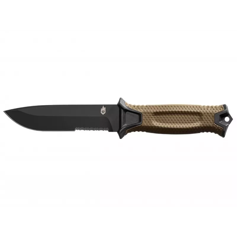 Cuchillo de supervivencia GERBER Strongarm Fixed Serrated Coyote