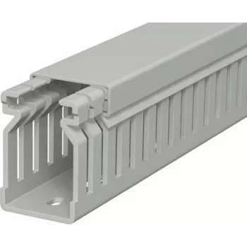 OBO Bettermann 6178010 Canal de cableado (L x An x Al) 2000 x 25 x 40 mm 1 ud. gris piedra (6178010)