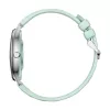 Smartwatch Colmi L28 – caja verde plateada con correa de piel verde