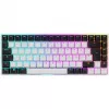 Sharkoon SKILLER SGK50 S3 - teclado - 75% - retroiluminación - USB - QWERTZ - Alemán - interruptores: Gateron Red (Hot-swappable)