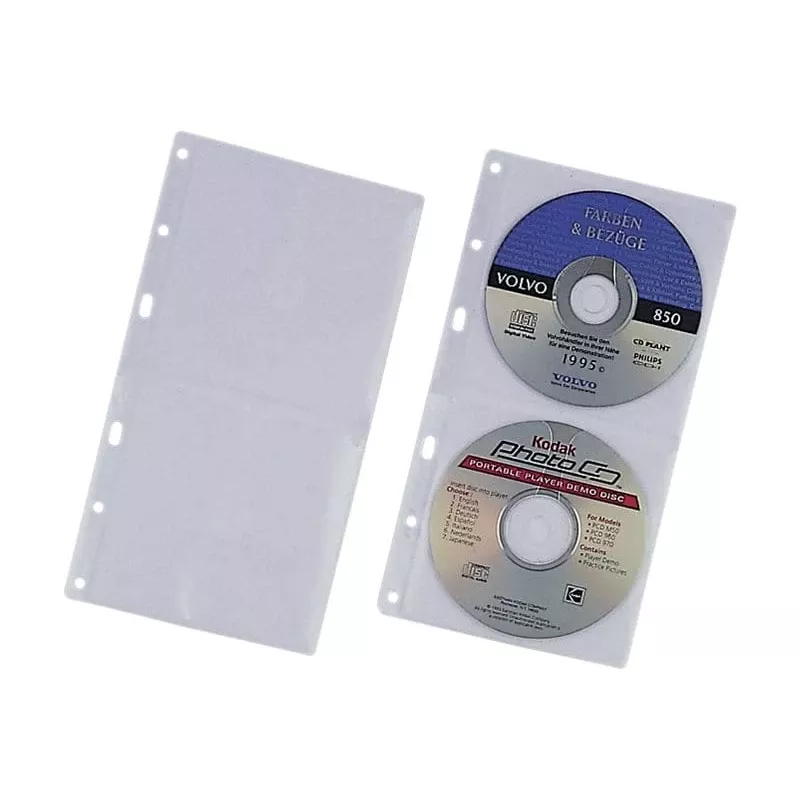 Funda de plástico Durable 5203-19 2 discos transparente