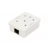 Extralink toma de superficie, 1x RJ45 CAT5E UTP